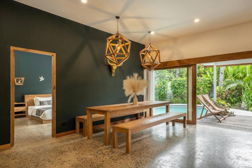 Designer New 3Bdr - Lush Garden+Pool Villa Gili Trawangan Exterior foto